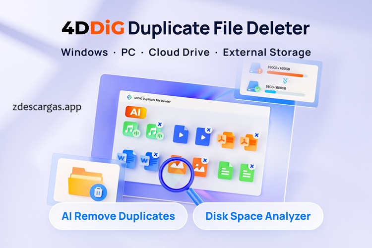 4DDiG Duplicate File Deleter 2026 Gratis