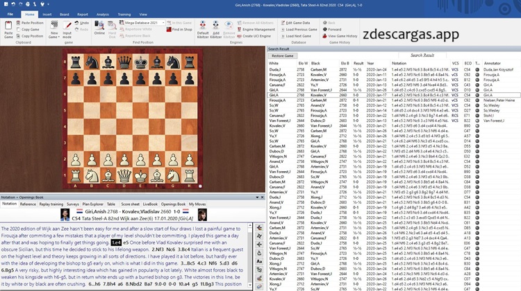 ChessBase Mega Database 2026 Descargar