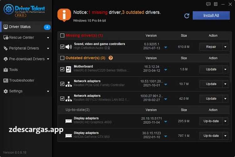 Driver Talent Pro 2026 Descargar