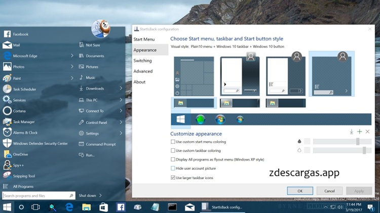 StartIsBack++ para Windows 10 Descargar