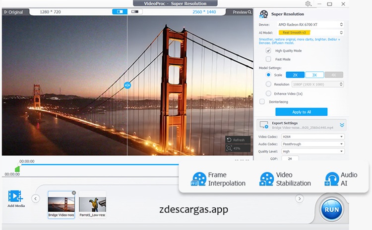 VideoProc Converter AI 2026 Descargar