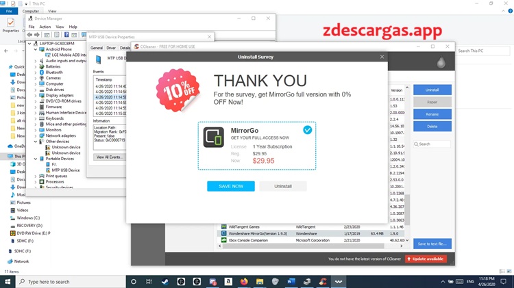 Wondershare MirrorGo 2026 Full Gratis